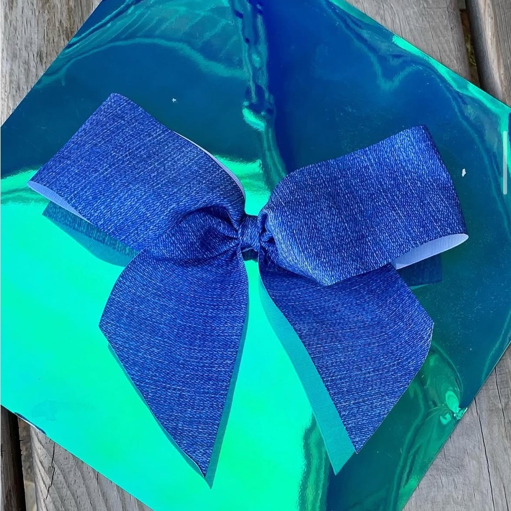 Blue Hair Bow for Kids